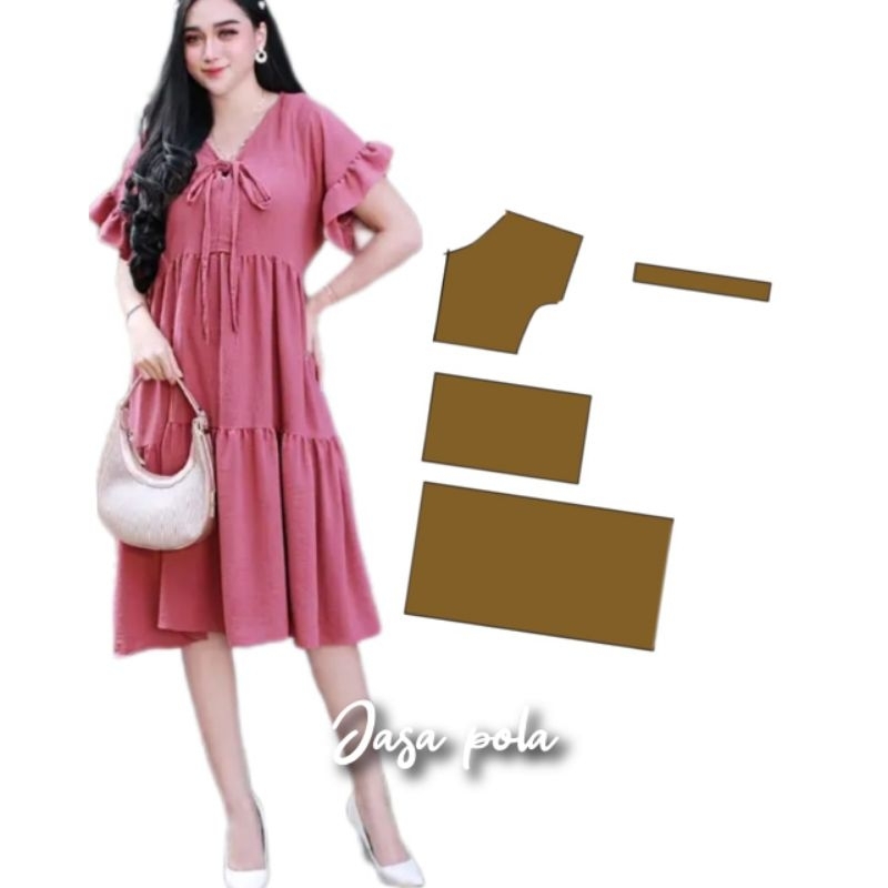 pola instan daster rempel