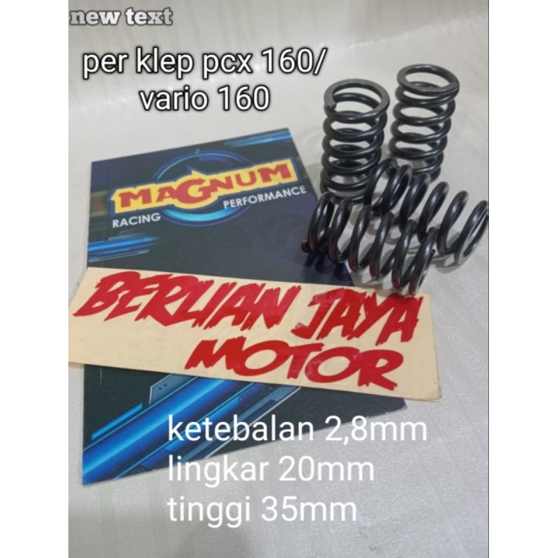 per klep racing Swedia Magnum buat motor pcx 160/vario 160/n max/aerox/r15 v3/wr 155