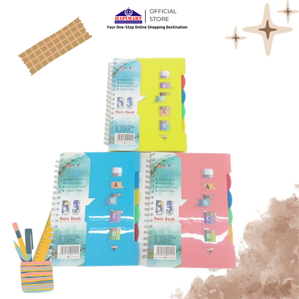 

Note Book Ukuran B5/Buku Catatan/Buku Tulis/Buku Diary Ukuran B5 - Biru Muda
