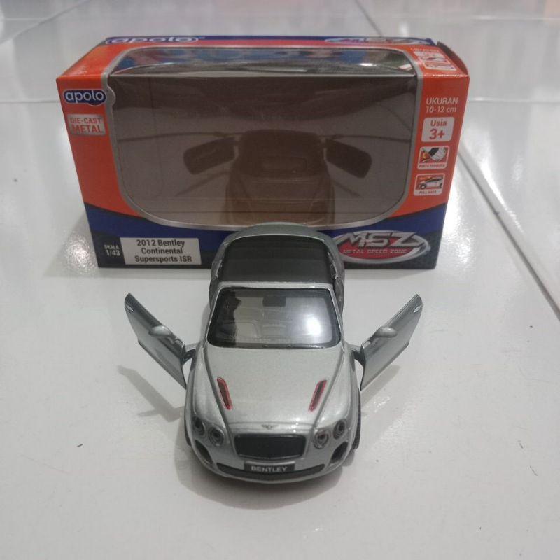 ASLI APOLO Diecast Apolo Bentley Continental Supersports ISR 2012.. Mobil Bentley Apolo.. Mobil Apol