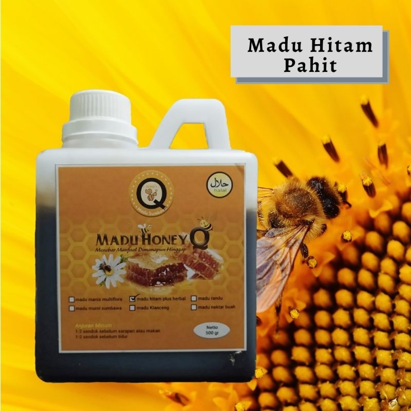 

MADU ASLI / MADU HITAM / MADU HERBAL / MADU HITAM HONEY Q 500gr