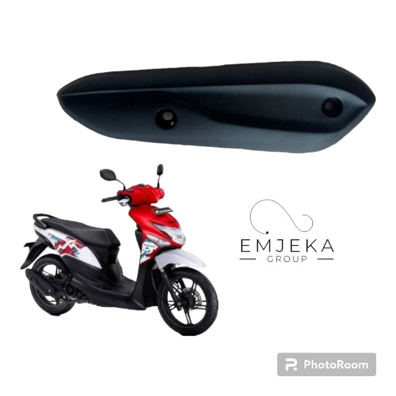 Cover tameng tutup knalpot beat pop new prestige garnis ori
