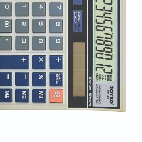 

Calculator Kalkulator Joyko CC-45 12 Digits Check Correct