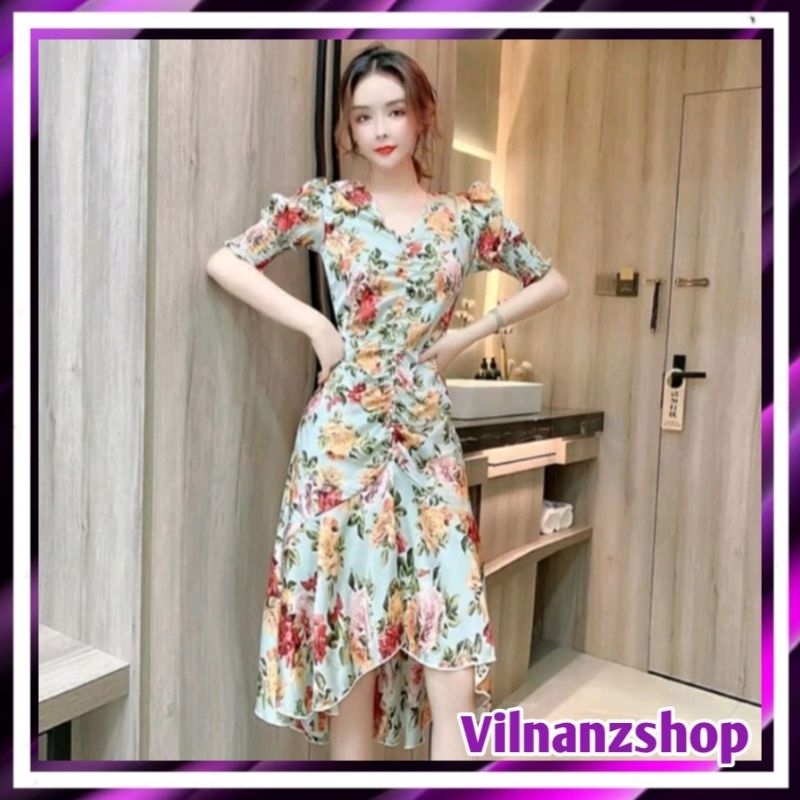 12567  Miramar Ruched Mini Dress VD