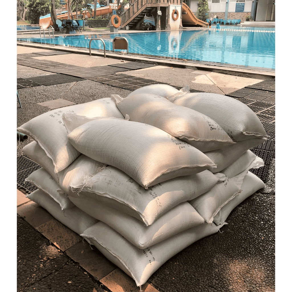 Pasir Silika Filter Kolam Renang | Putih & Halus Kemasan (50KG)