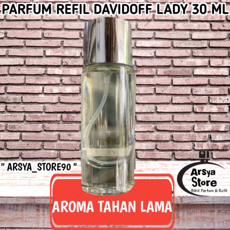 PARFUM REFIL DAVIDOFF LADY 30 ML ( Wangi Tahan Lama )