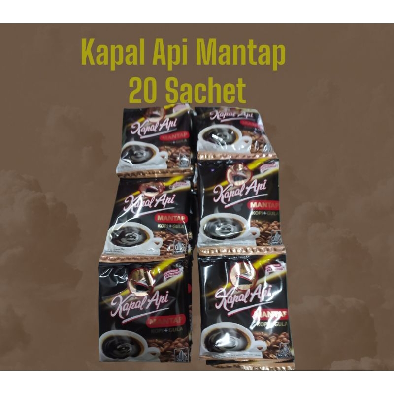 

20 Pcs Kopi kapal Api Mantap