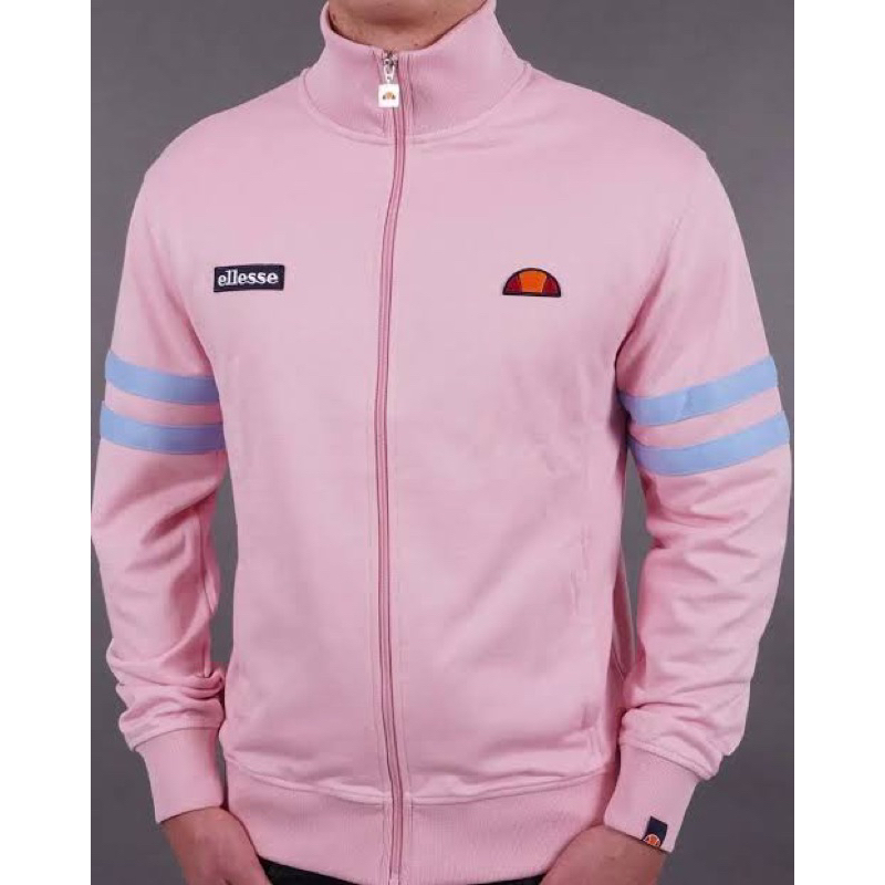 Ellesse Roma Tracktop In Pink/Blue Originals
