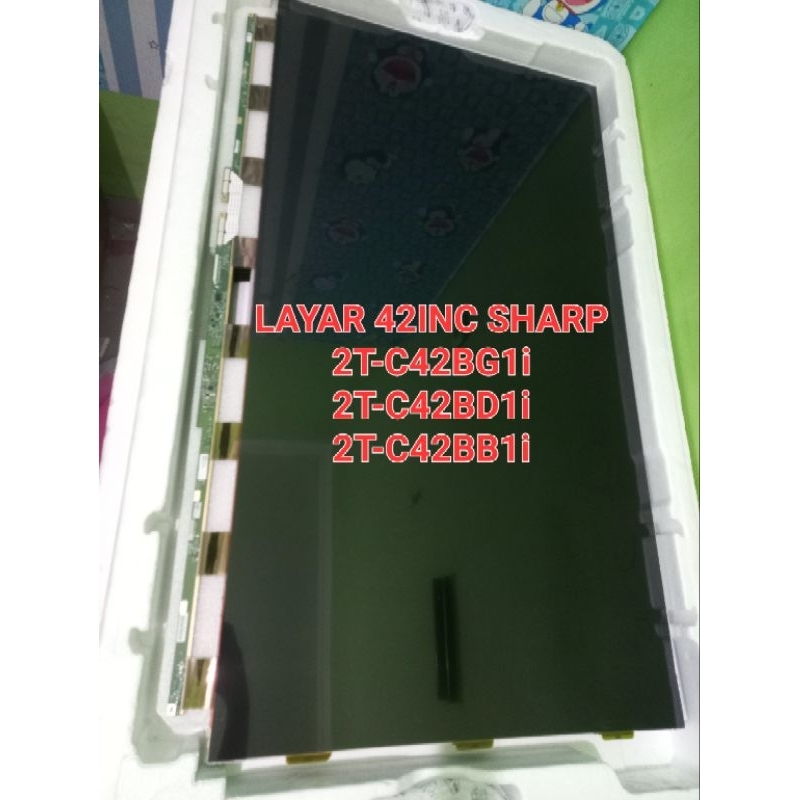 layar sharp / panel sharp / 42 inc LAYAR LCD SHARP /  2T-C42EG1I / 2t-c42eg1i / 2t-c42df1i / 2T-C42D