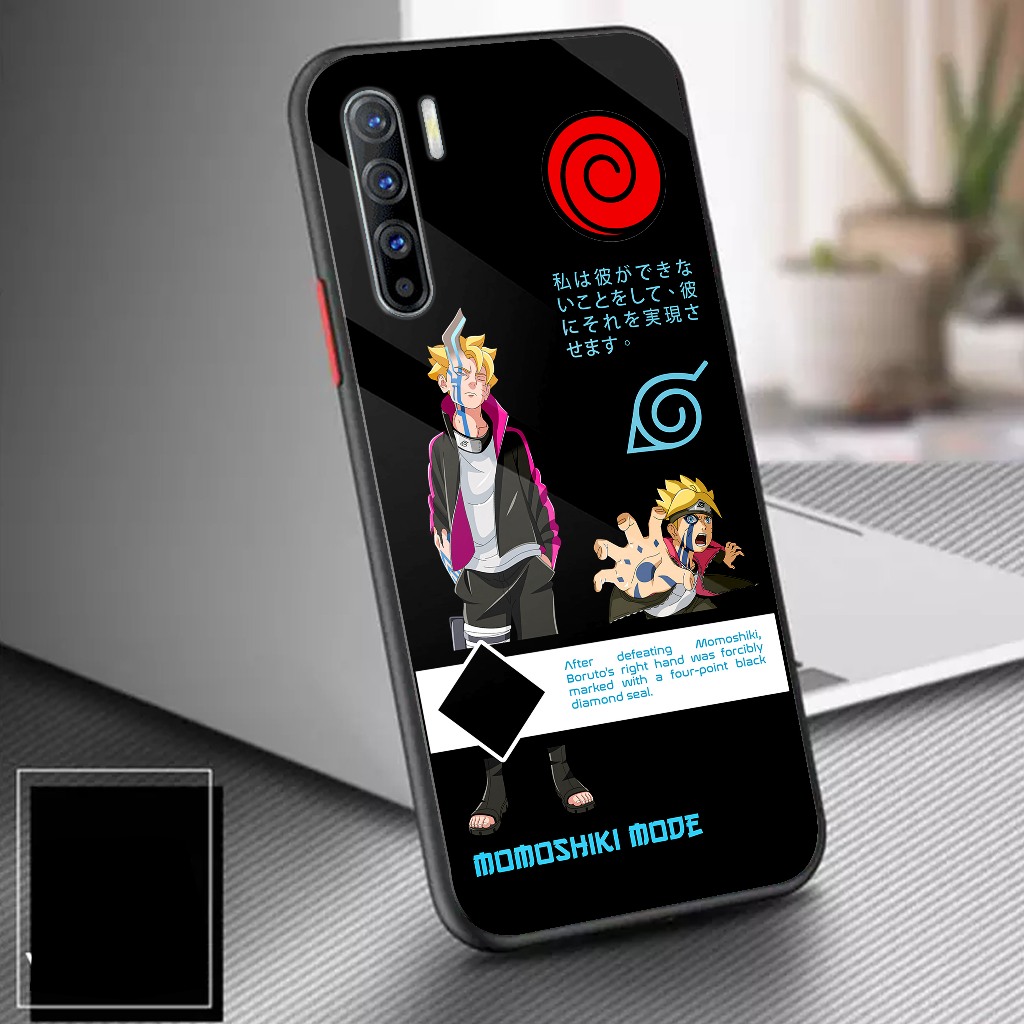 Case Oppo Reno 3 / Oppo A91 - Casing OPPO RENO 3 / OPPO A91 - ( Naruto X Boruto ) - Case Hp - Softca