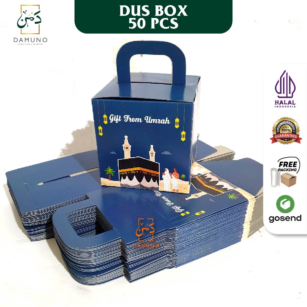 

Dus Box Kosong Unik Terbaru untuk Oleh Oleh Haji dan Umroh Premium per 50 pcs