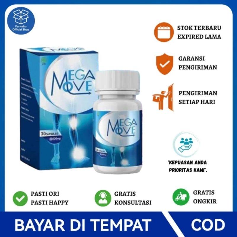 MEGAMOVE Asli Obat Nyeri Sendi Dan Tulang Megamove Original Bpom