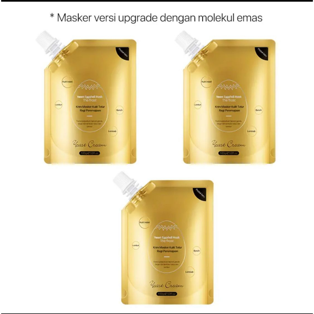 3 Egg Shell Yeast Mask Cream Original