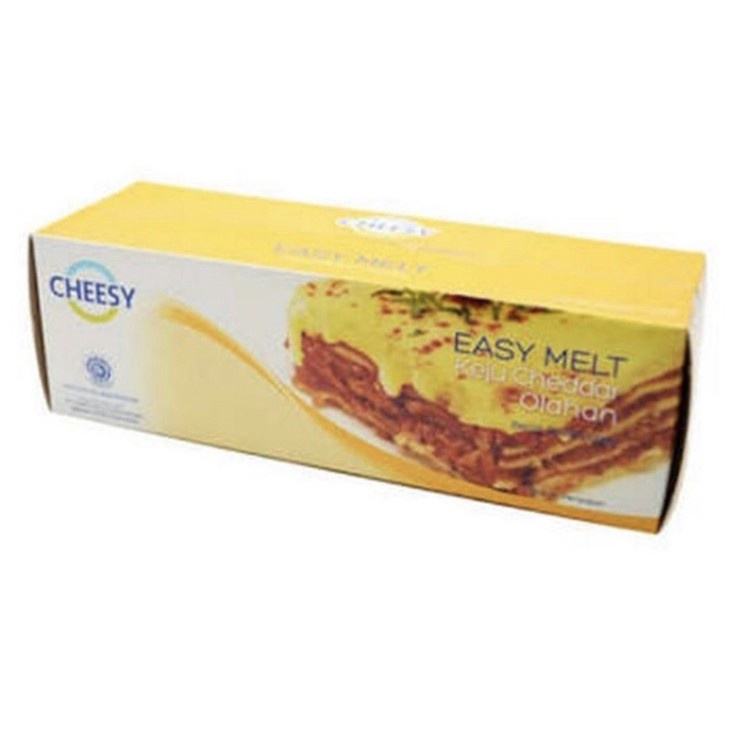 

Cheesy keju easy melt cheddar cheese 500 gram