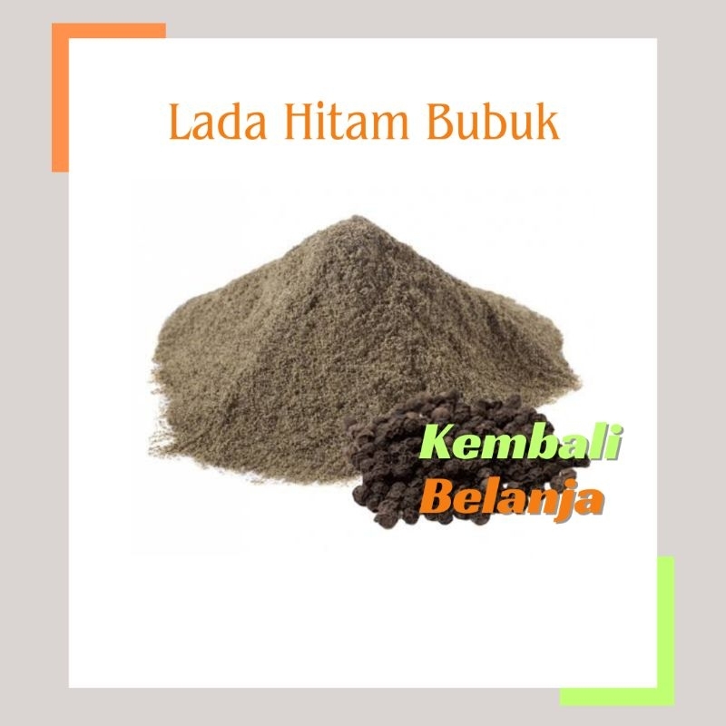

Lada/ Merica Hitam Bubuk 1 Kg
