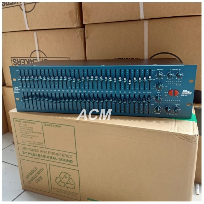 EQUALIZER BSS FSC 966 2X31 BAND STEREO BSS OPAL FSC966