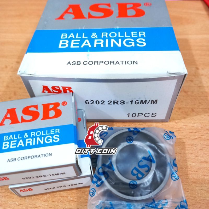 BALL BEARING 6202 2RS-16MM ASB