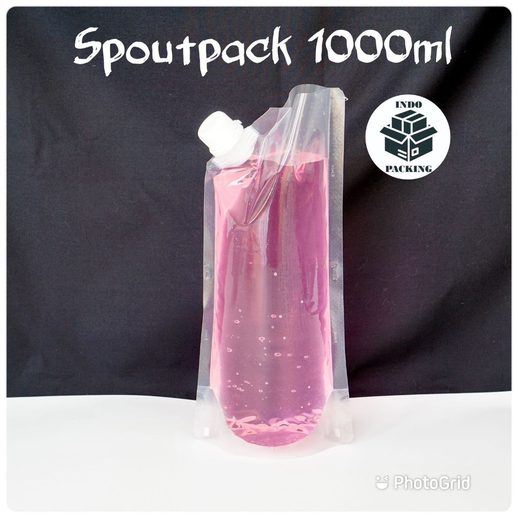 Spoutpack 1000 ml 1000ml 1 liter / Spout Pack Kemasan Refill Botol Plastik