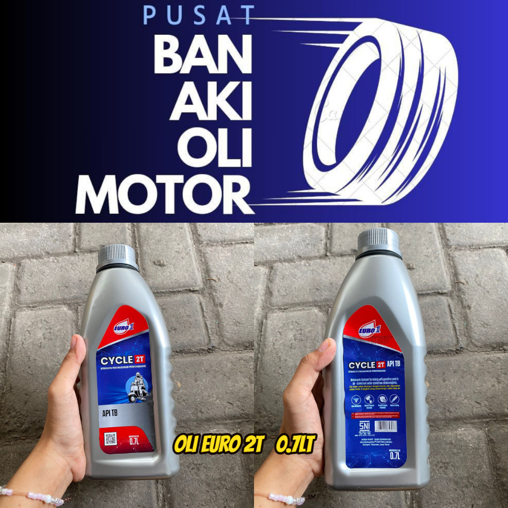 OLI EURO1 2T CYCLE 0.7 LITER // EURO1 OLI MOTOR 2T 2 TAK 700 ML API TB OLI MESIN MOTOR MERK EURO