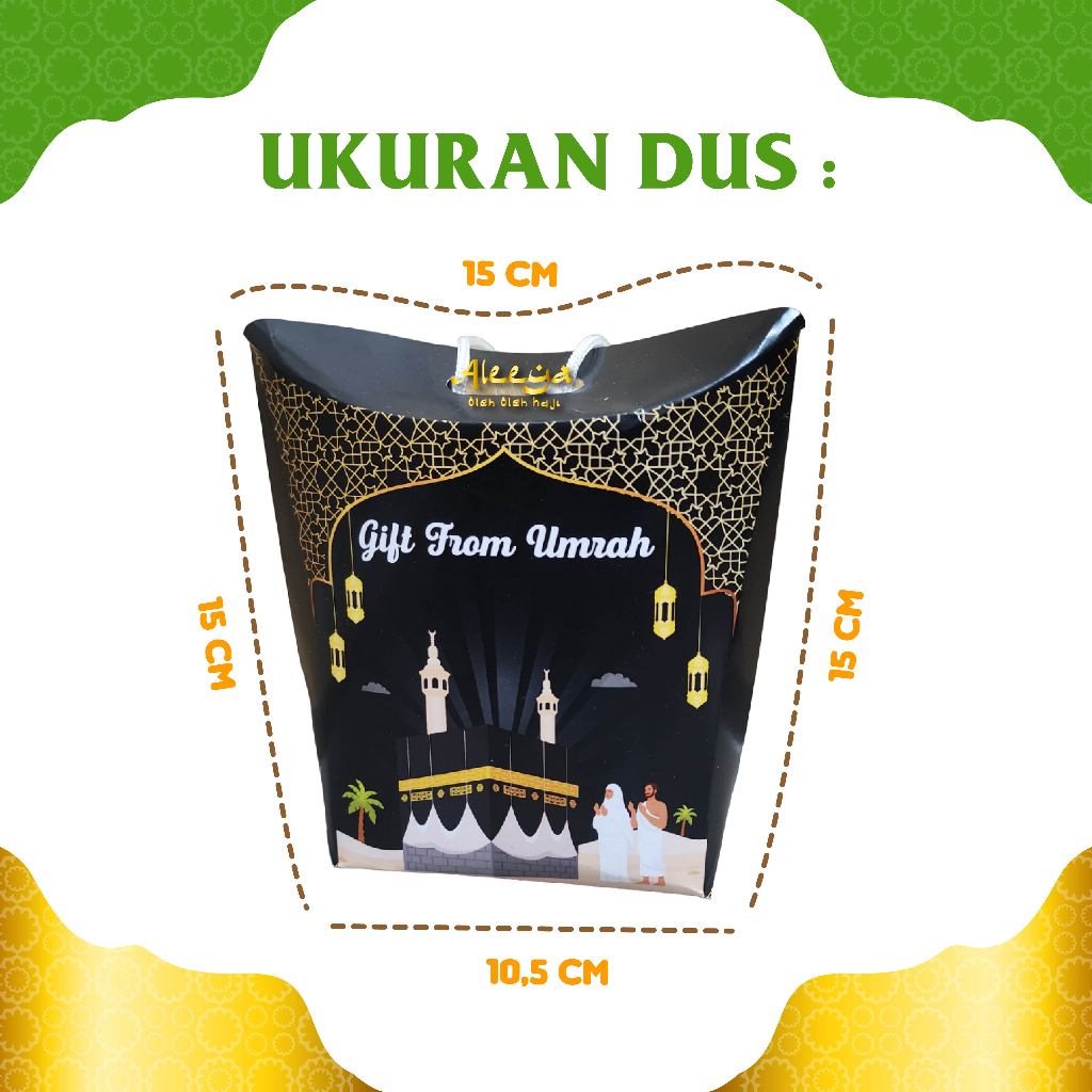 

RB Dus Tali Paperbag Oleh Oleh Haji dan Umroh Motif Unik Paket Per 25 Pcs