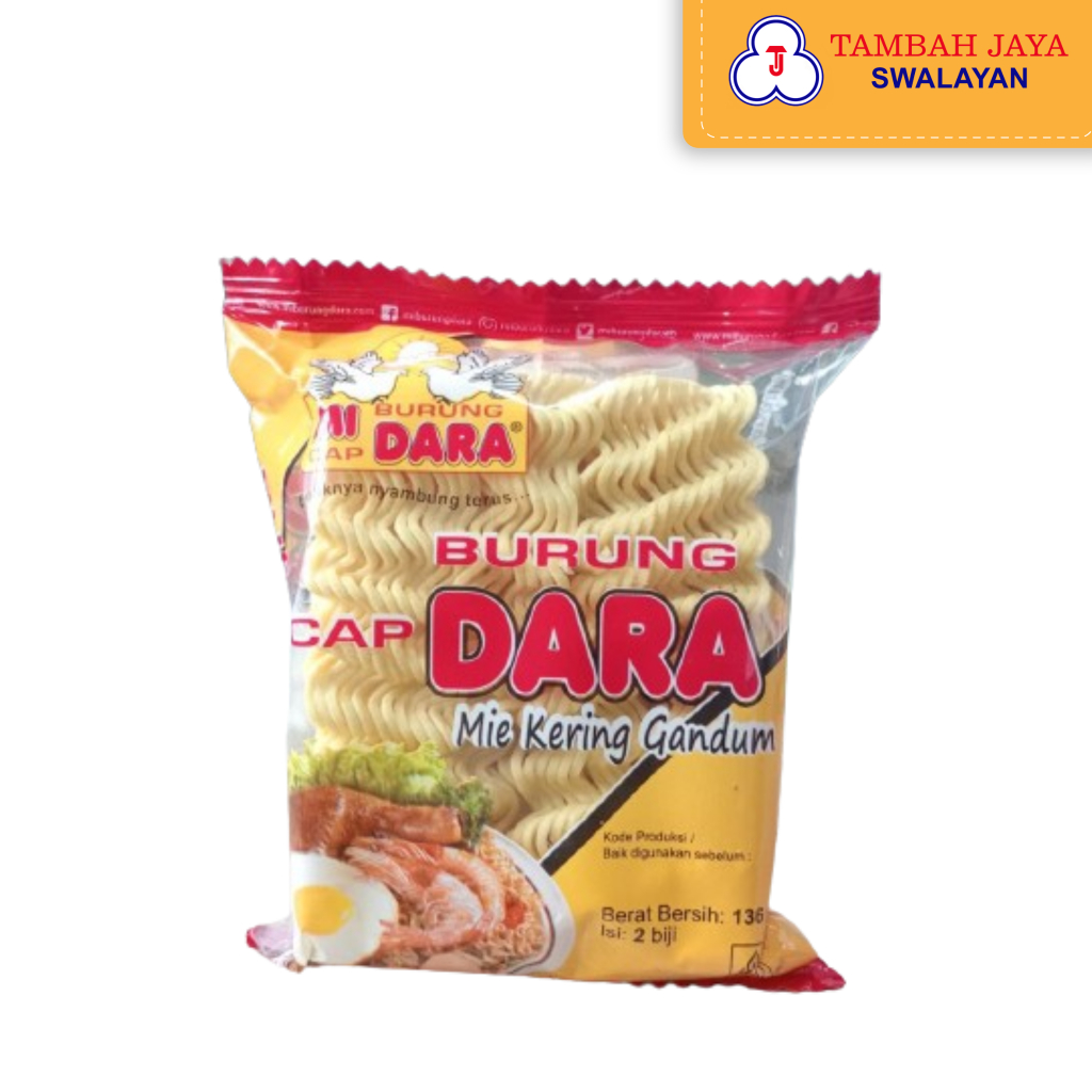 

Mi Burung Dara Mi Kering Gandum 140gr