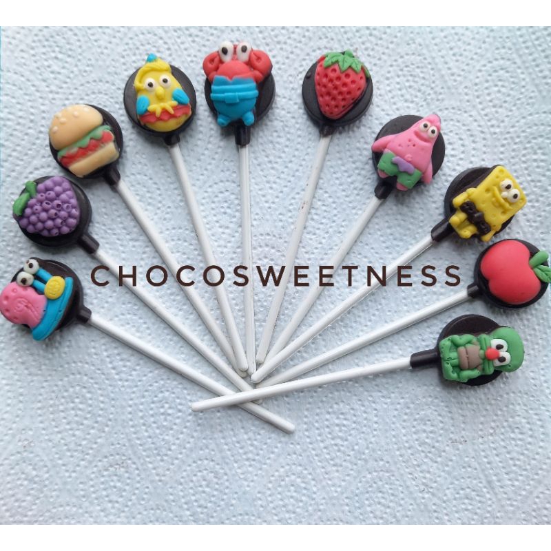 

Coklat loly karakter spongebob