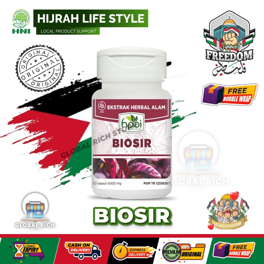 BIOSIR HNI HPAI - obat herbal alami mengatasi wasir dan ambeien
