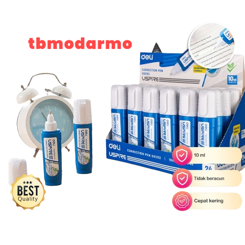 

TBMO DELI SCHOOL CORRECTION TAPE FLUID WHITE 10ML E39292 - OCSB