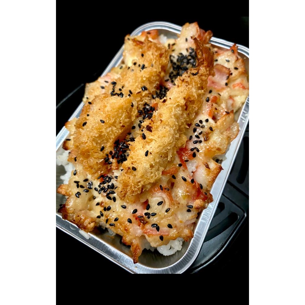 

Nasi Mentai / Kani Tempura Mentai Rice / Nasi Jepang mentai