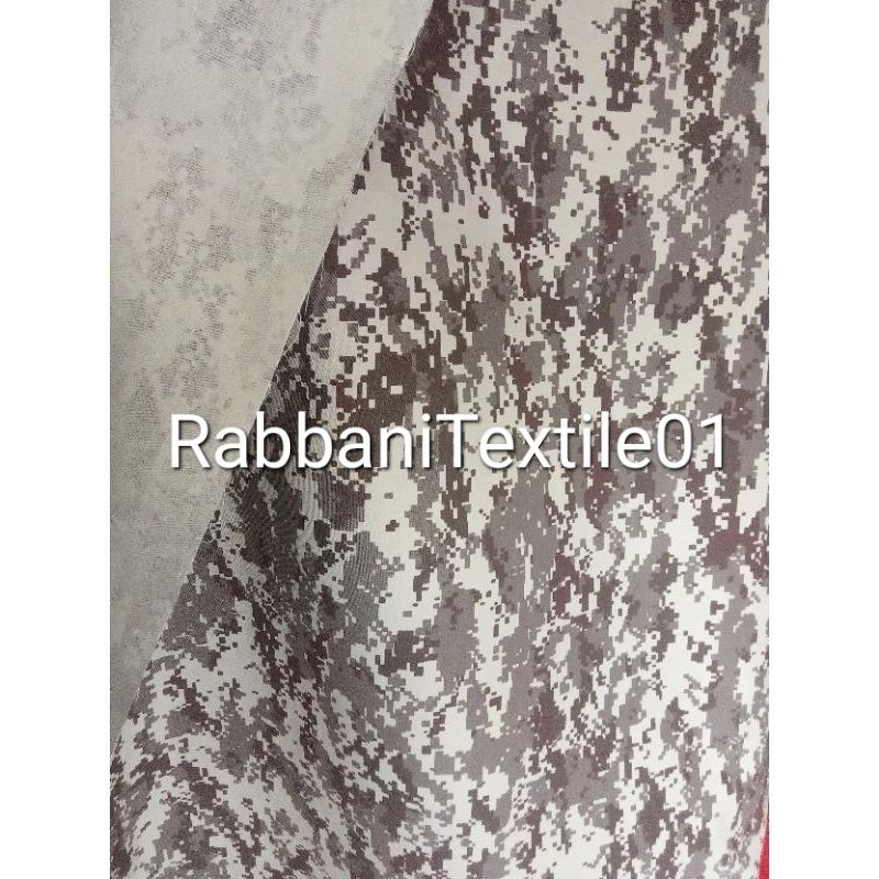 bahan kain Twill TR loreng gurun digital kain Twill TR kain Teball