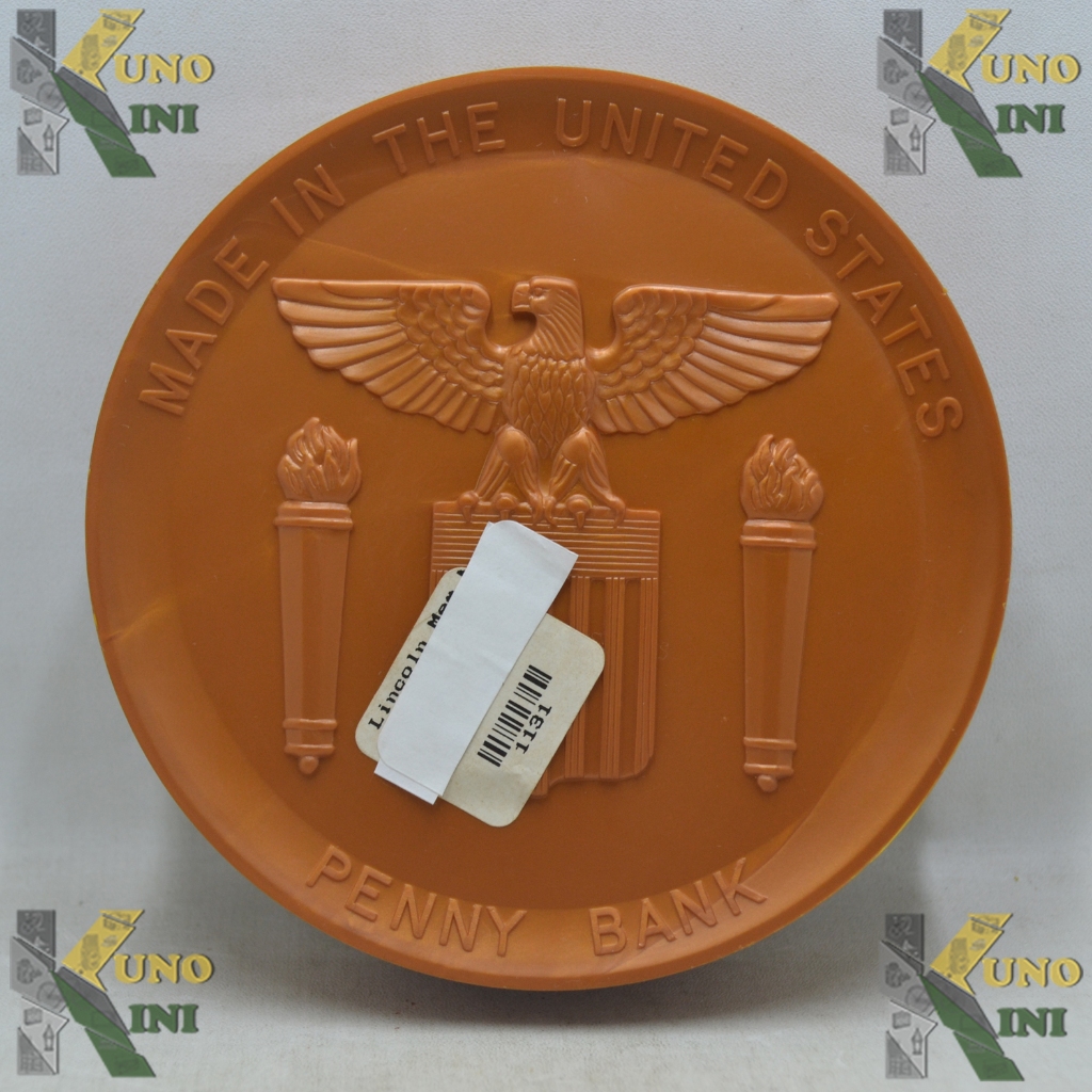 CELENGAN LINCOLN PENNY COIN BANK, Made in U.S.A - New
