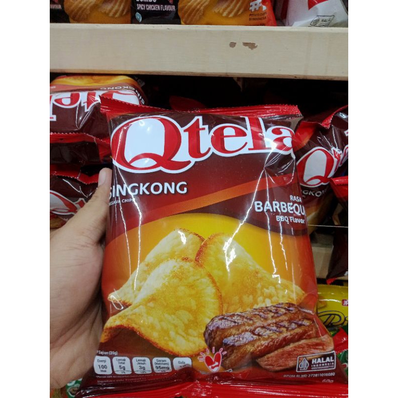 

Qtela Singkong Rasa Barbeque 60gr