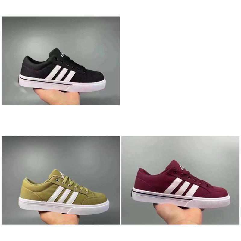 SEPATU AD ADIDAS CANVAS CASUAL PRIA