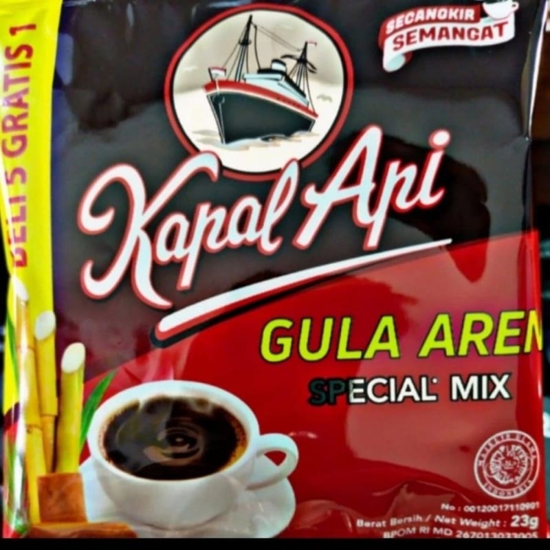 

Kopi KAPAL API Gula AREN Special MIX-Kopi+Gupa Aren-10 sachet