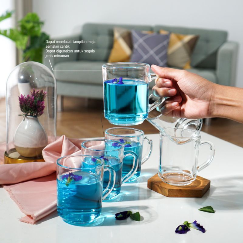 Gelas Kaca Cantik Arcopal Tampered 250 Ml