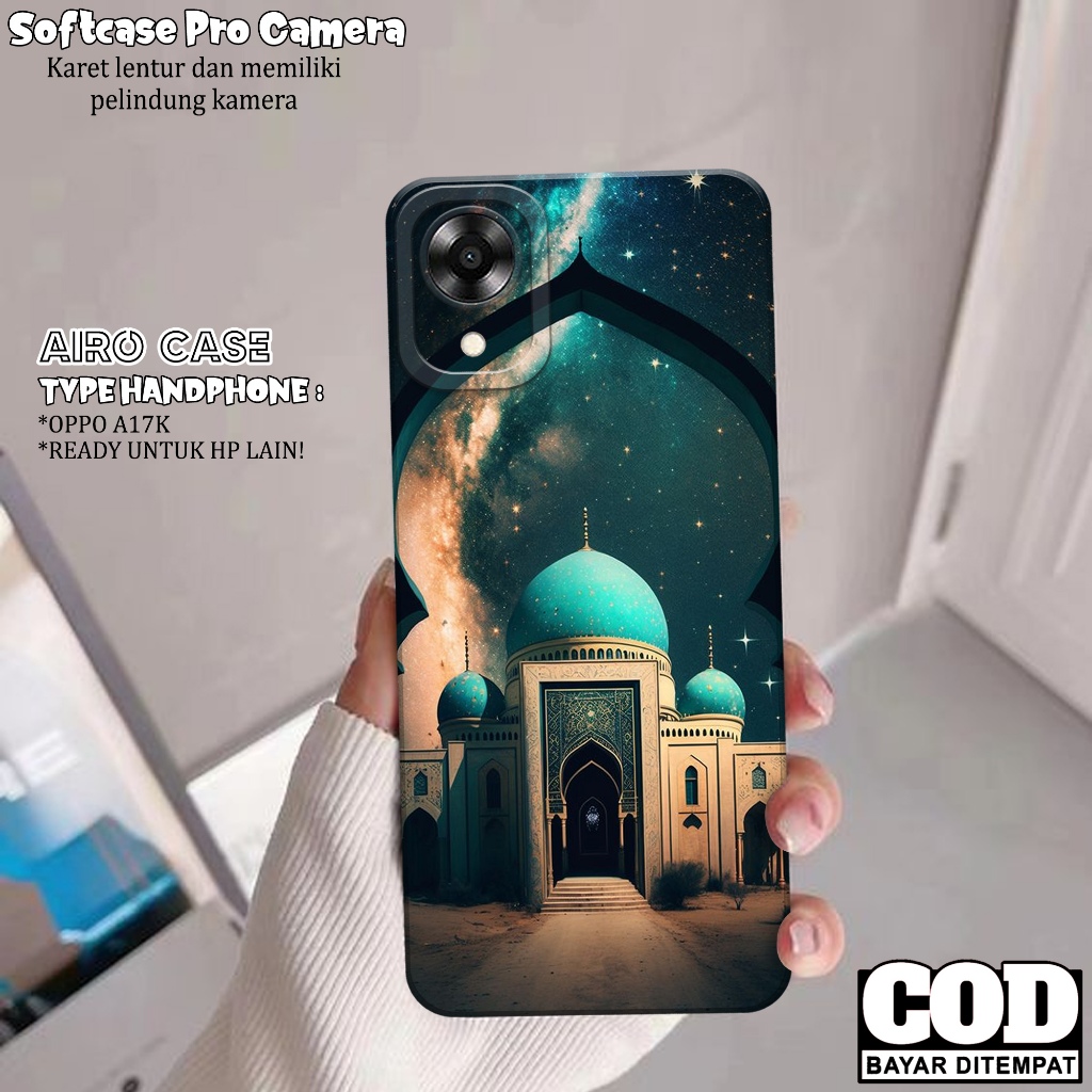 Case Oppo A17K - Softcase Oppo A17K - Softcase Pro Camera - AIRO CASE - Case Tpu - Casing Oppo A17K 