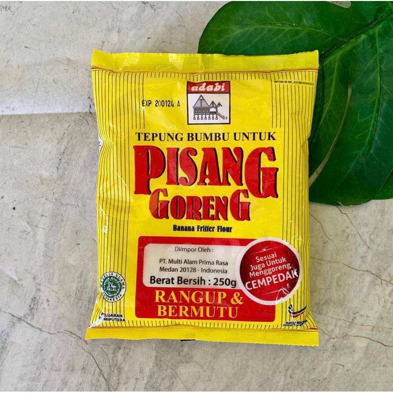 

Adabi Tepung Bumbu Untuk Pisang Goreng 250gr