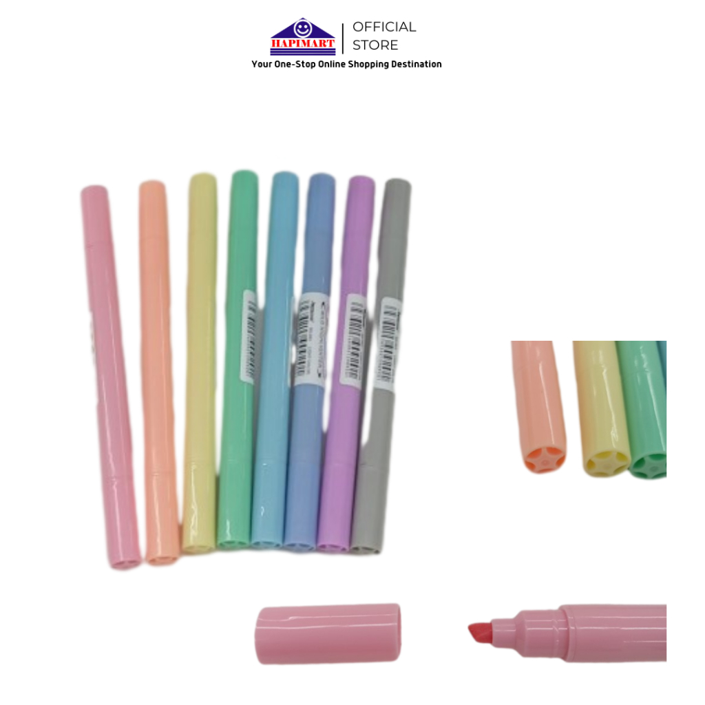 

Mild Highlighter Double Head/Stabilo Warna Warni 8 Set Dual head BS-833 Stabilo Berkepala Dua