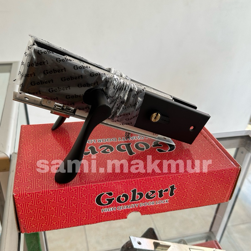 Selot Pintu Rumah Besar / Kunci Pintu Rumah / Kunci Pintu Kamar Stainless Besar Gobert XL008 - Black