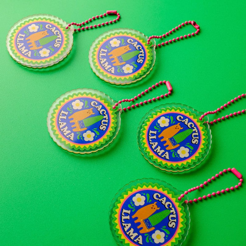 MAD CLUB Acrylic Keychain Cactus Llama
