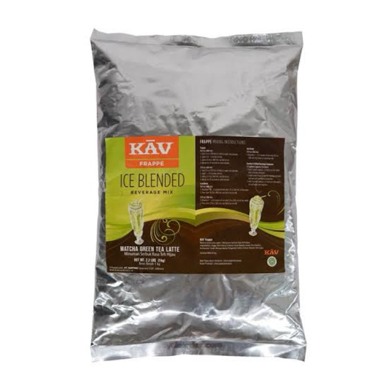 

KAV GREEN TEA LATTE 1Kg