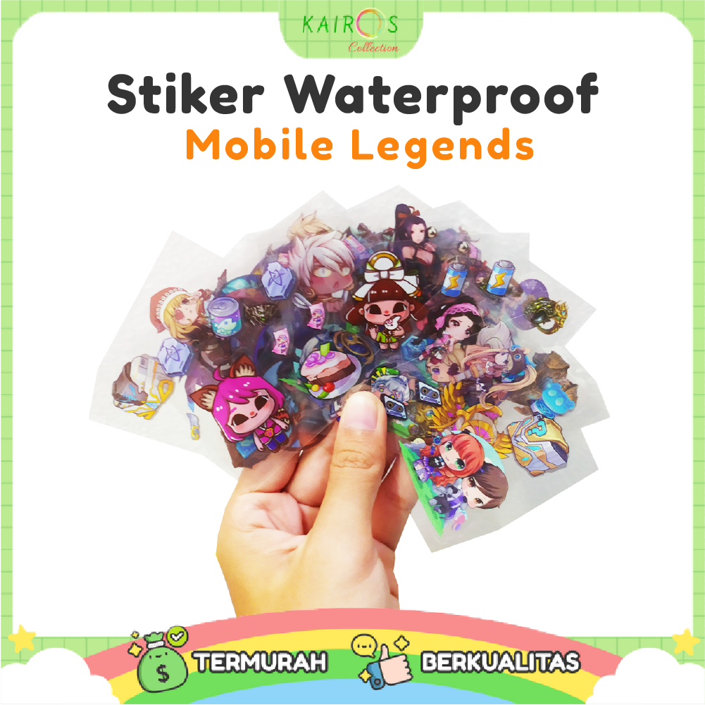 

STICKER NONO MOBILE LEGENDS [ECER] WATERPROOF / 1 LEMBAR STIKER