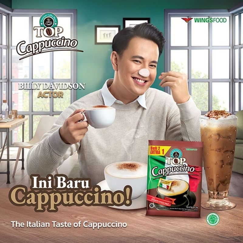 

Top Coffee Kopi Cappuccino 10X25g