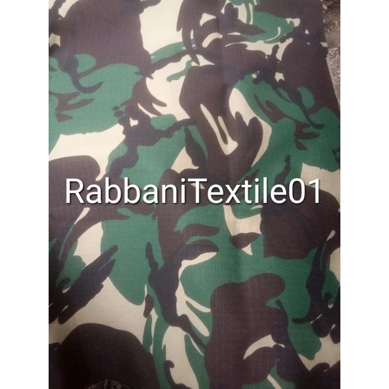 Bahan kain loreng Malvinas Ripstop TR buat celana PDH PDL DLL