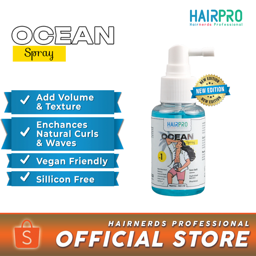 Hairnerds Professional - OCEAN SPRAY / Sea Salt / 60 ml