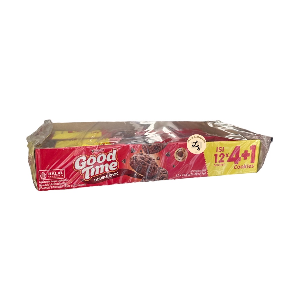 

[KODE F6E8L] Biskuit Good Time Cookies Box Ecer 2000 Isi 12 pcs @26.5gr