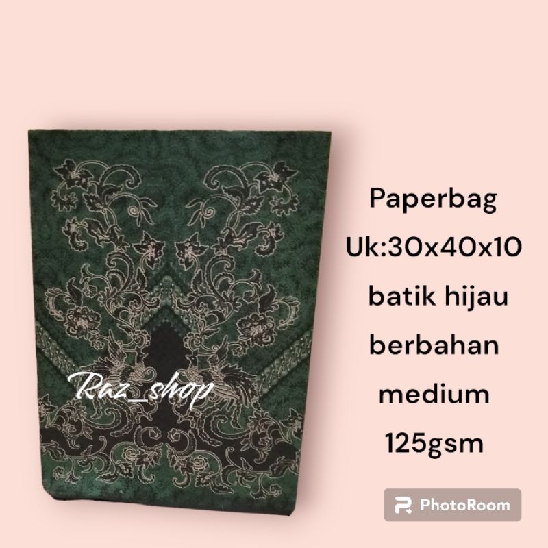 

PP batik hijau XL isi 12 pc/pac