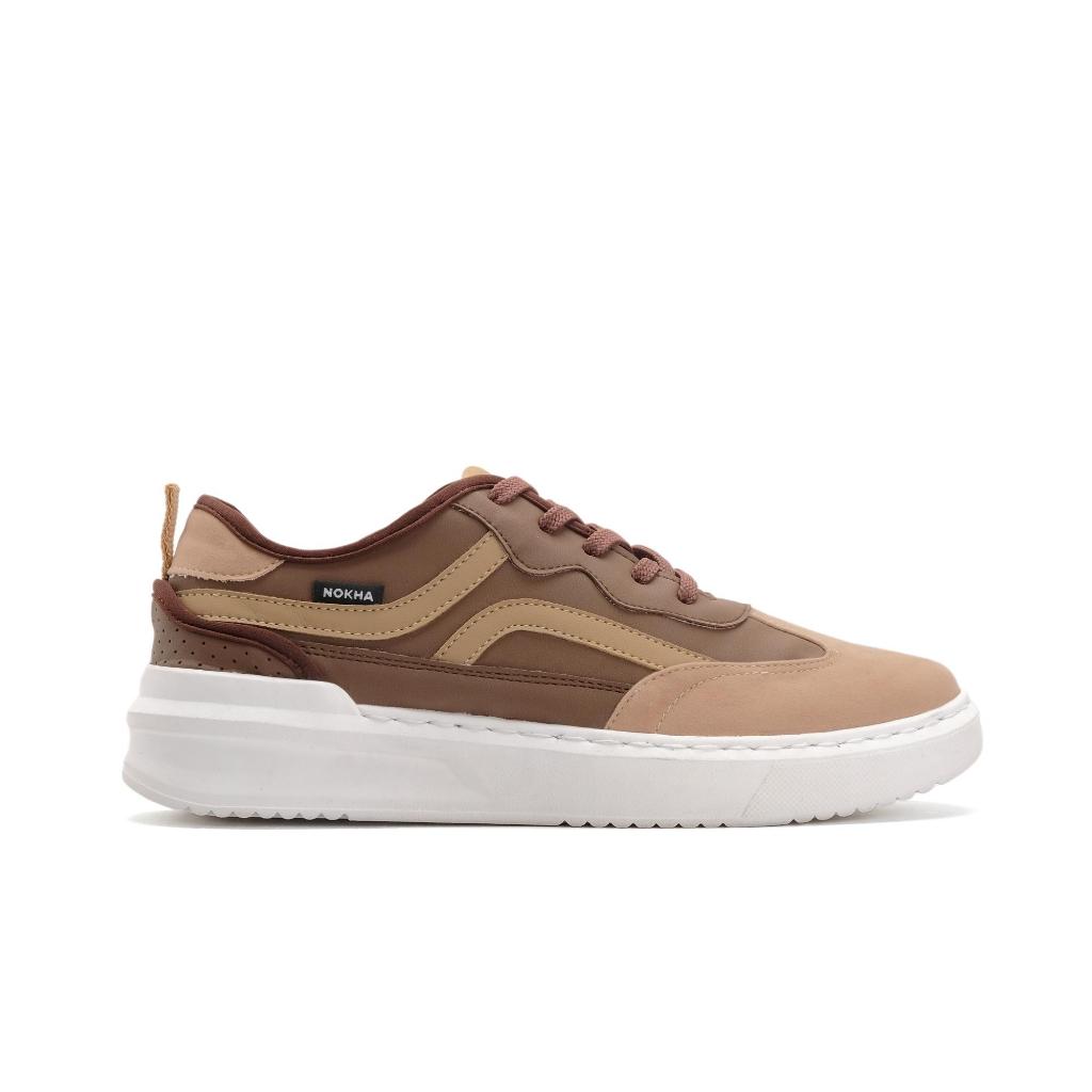 Nokha Sepatu Sneakers Munich Coffee Pria