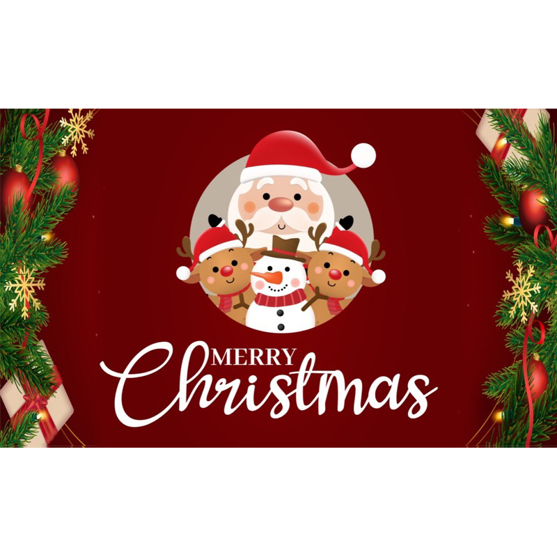 

Stiker Merry Christmas / Stiker Kue Natal / Hiasan Natal