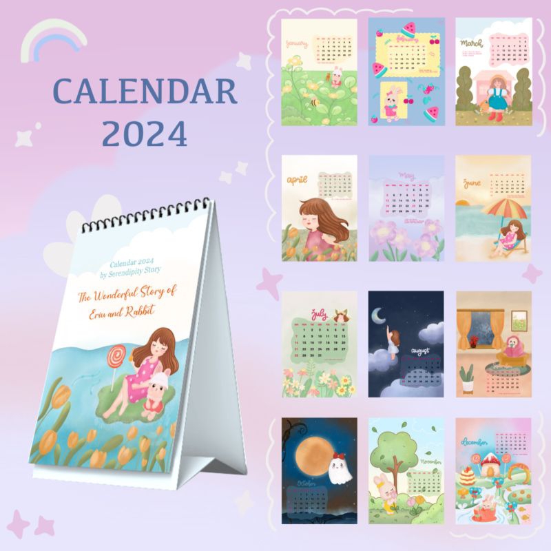 

Kalender 2024 The Wonderful Story of Eriu and Rabbit